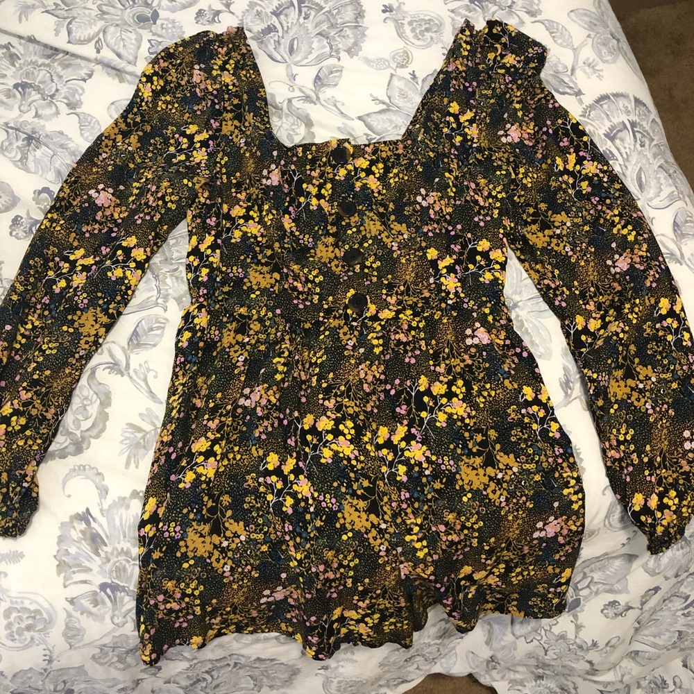 brand new urban outfitters floral romper!!